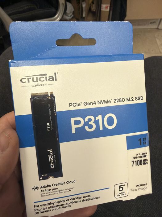 Ssd crucial p310 pcie gen4 nvme 2280 m.2 nou sigilat 1tb