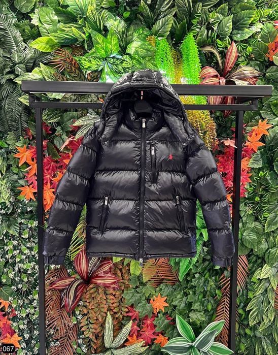 Мъжко зимно яке в черно