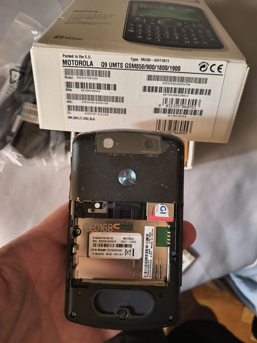 Motorola Q9 H full box, Nou nouț ( liber de rețea,0 minute)