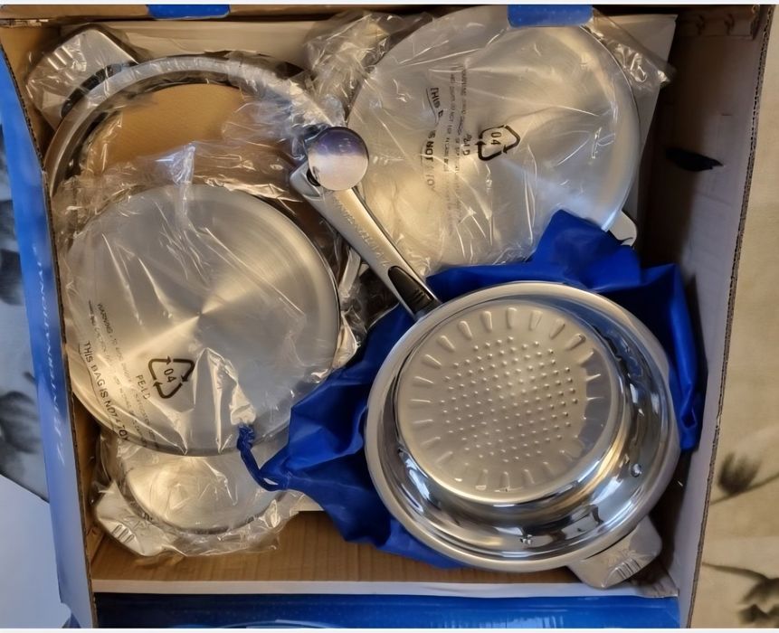 Set de oale din inox nou- 16 piese