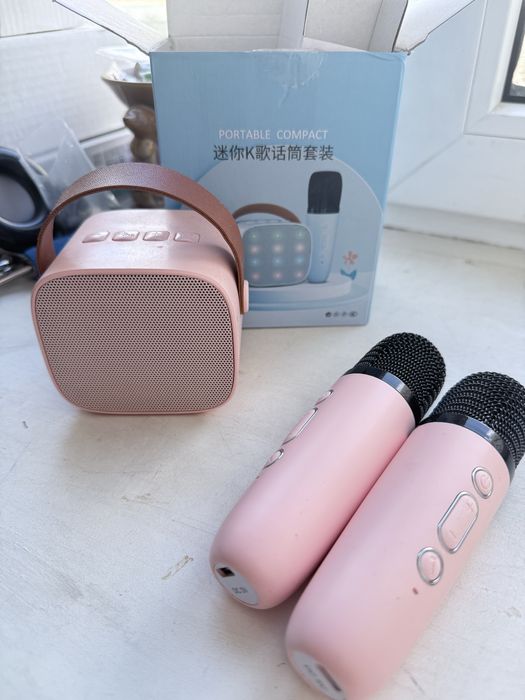 Колонка с микрофонами для детей