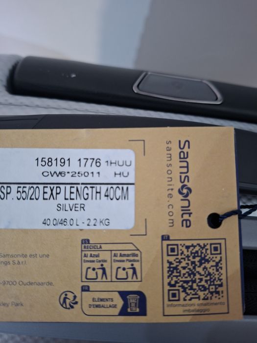 Vând troler cabină extensibil Samsonite, nou.