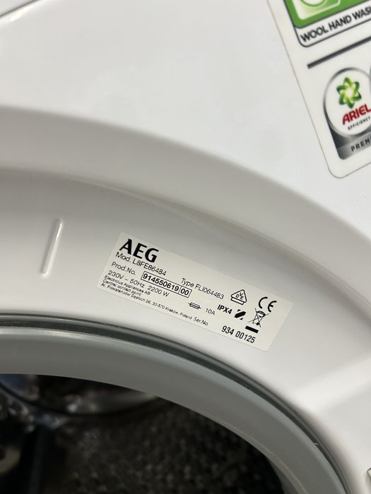 Пералня AEG 8000 OKOMix 8кг A+++