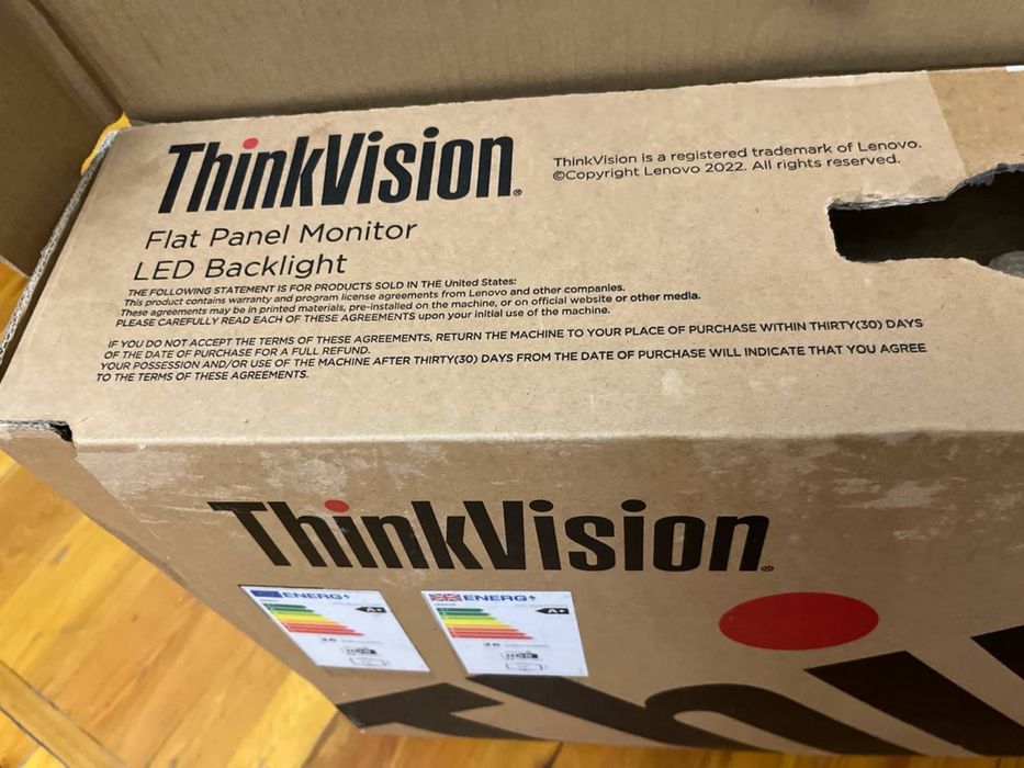 Монитор Lenovo ThinkVision P27h-30 27” QHD IPS monitor