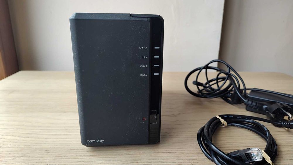 Synology NAS DiskStation DS218 PLAY - 4 ядрен 1.4GHz, 1GB ram