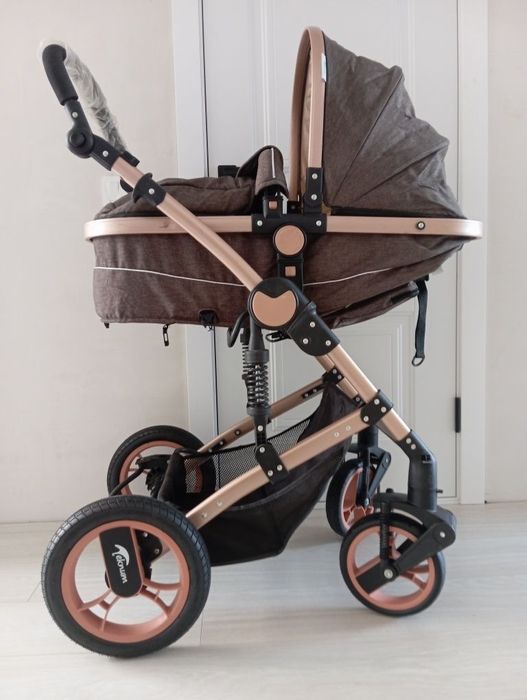 Продается детская кровать трансформер,каляска б/у в хорошем состоянии