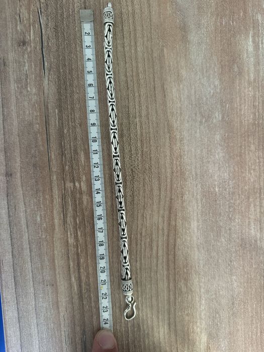 Bratara Argint 925, model bizantin, 48 gr.