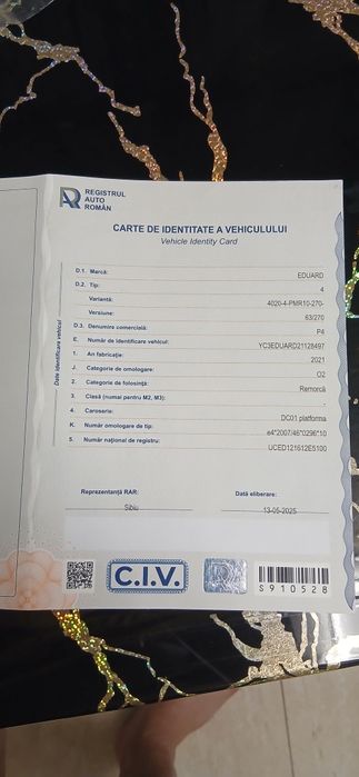 Vând platformă Eduard