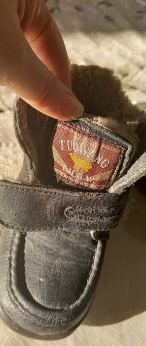 Детские ботинки верблюжий шерсть