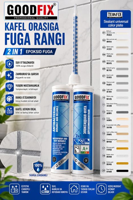 Fuga rangli kafel