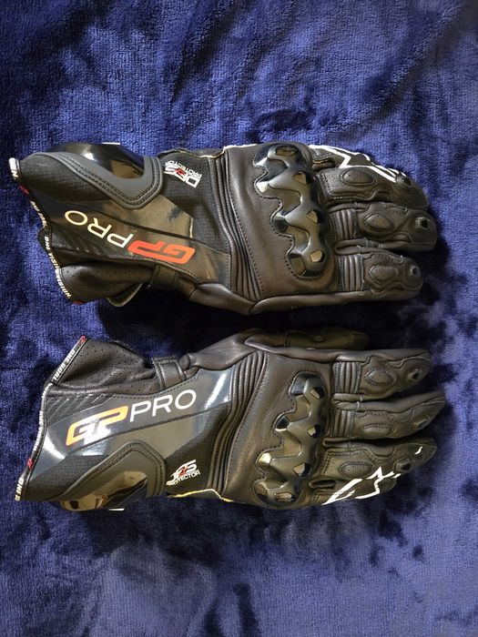 Mănuși moto Alpinestars GP Pro R4, Negru, mărimea L