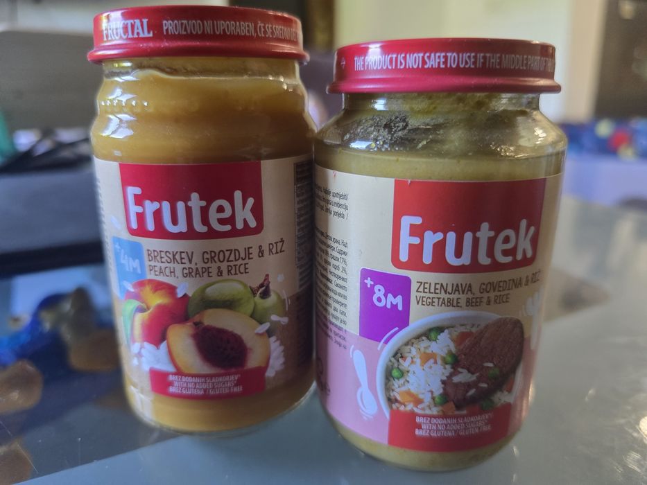 18 x Frutek Baby Food 4M+ & 8M+ | Sigilate | Expiră 11/2026