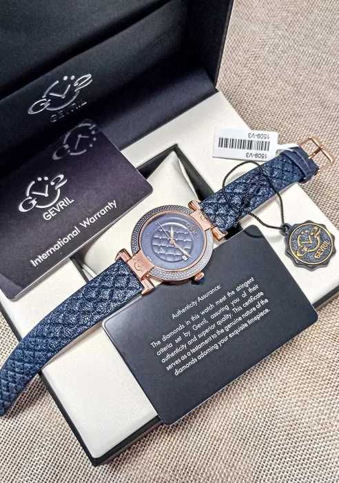 Ceas Gv2 By Gevril 1509-V3 Berletta Diamond Swiss Blue - Femei