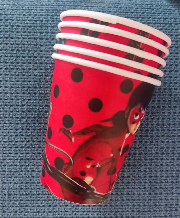 Украса/декорация за детски рожден ден/парти Калинката и Черния котарак