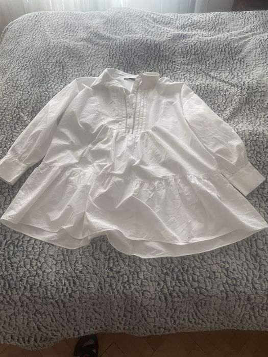 Rochita noua Zara,XL,bumbac,broderie,guleras