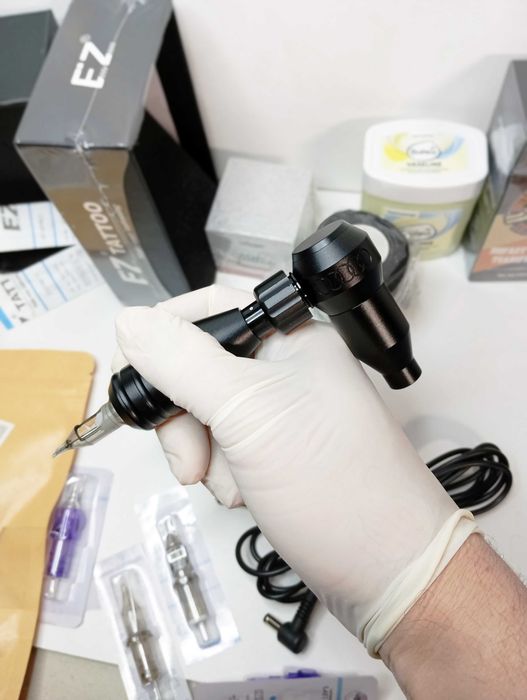Power KIT EZ Circle - kit pentru tatuaj Nou, cu sursă T700 + diverse