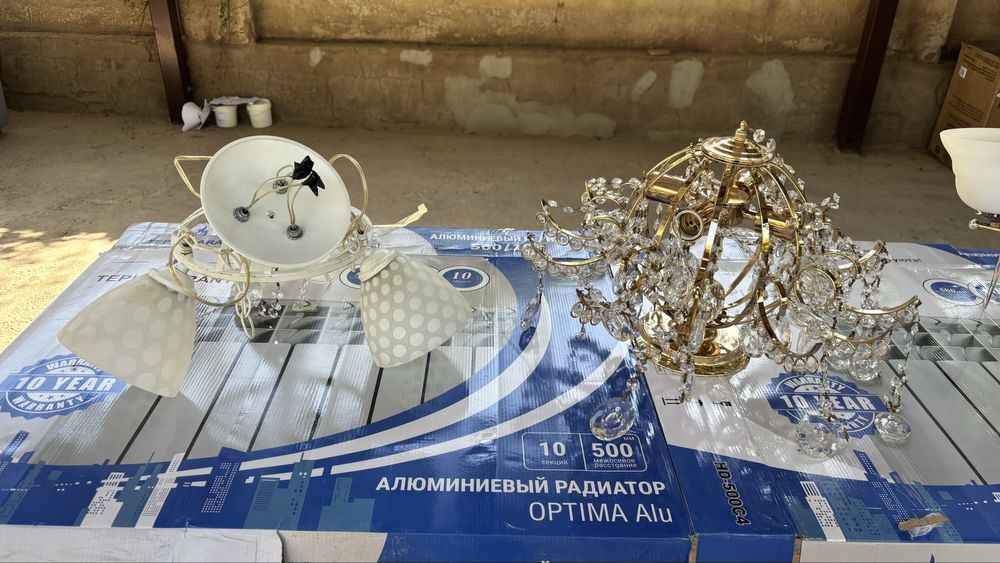 Люстра жарық шамдар