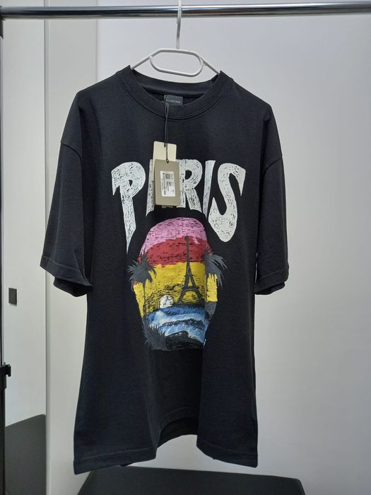 Tricou bumbac gros premium Balenciaga