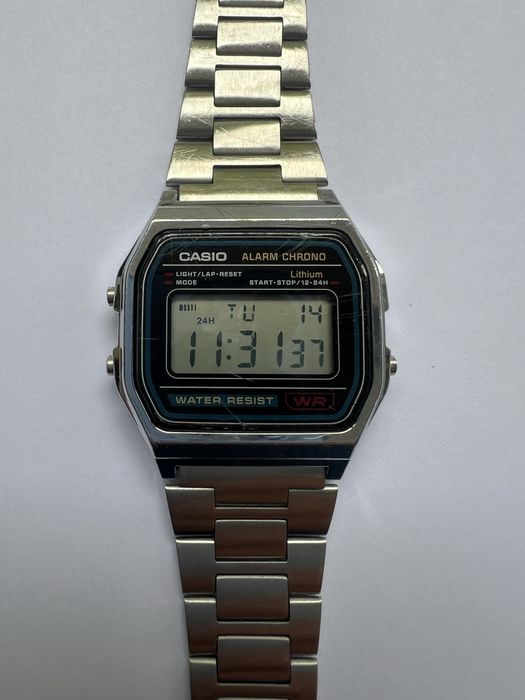Casio A158W Argintiu