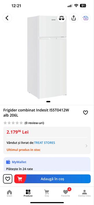 Frigider cu Congelator Arctic perfect functional