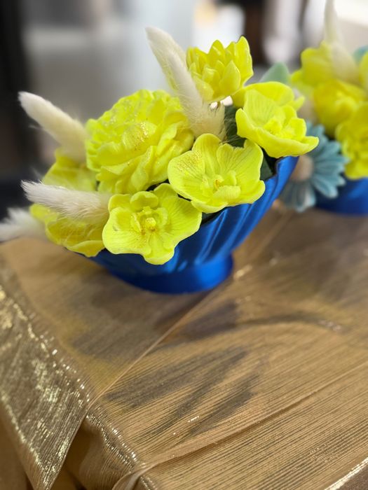 Подарък за 8 март букети от глицеринов сапун