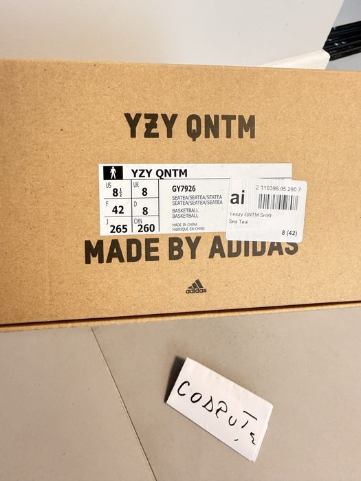Adidas Yeezy QNTM Sea Teal