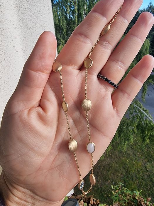 Vând colier aur cu pietre semiprețioase