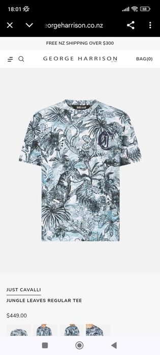 Oferta Tricou JUST CAVALLI original marimea L colectia noua eticheta