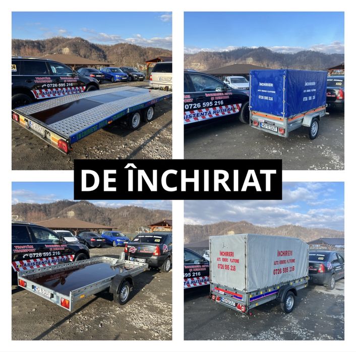 Inchiriez remorca platforma remorca de inchiriat platforma