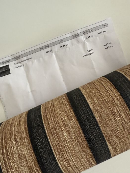 Ролка тапет имитиращ акустичен панел