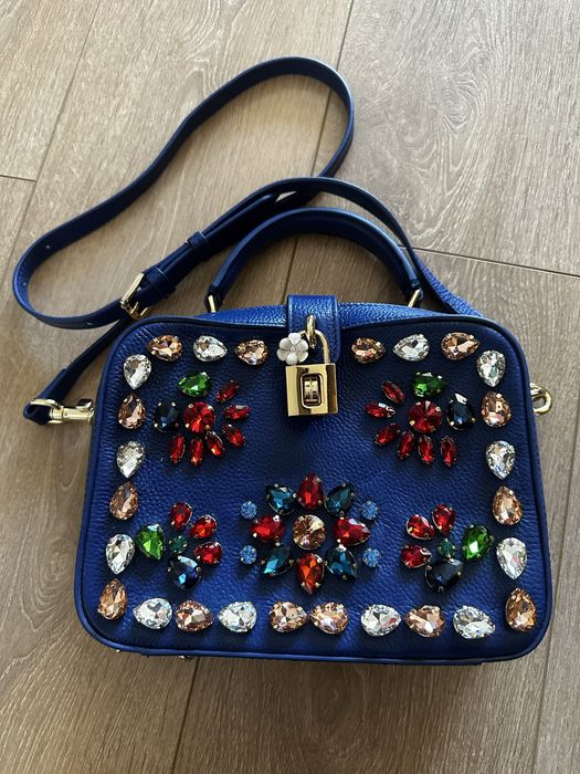 Geantă Dolce & Gabbana din piele  cu pietre- statement