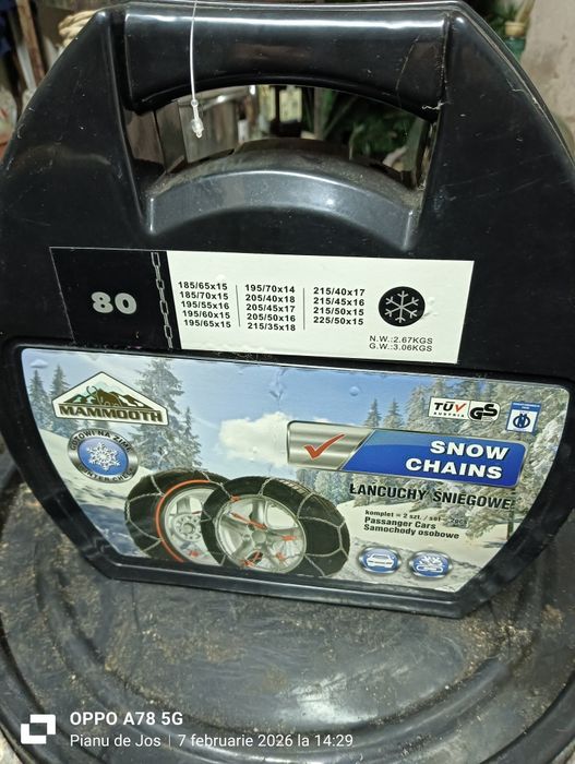 Lanțuri auto iarnă