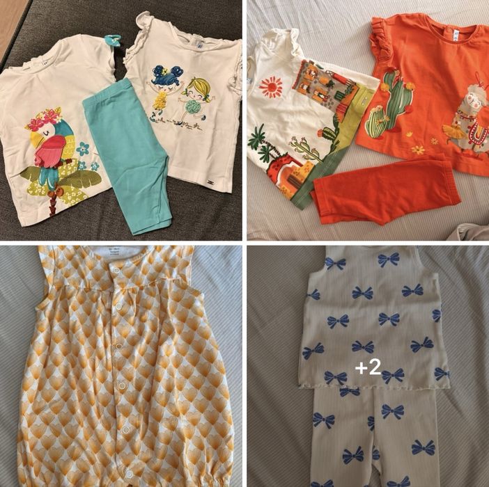 Лот дрешки Mayoral, Obaibi, H&M, Petit Bateau 68-74 р-р (6-9 мес.)