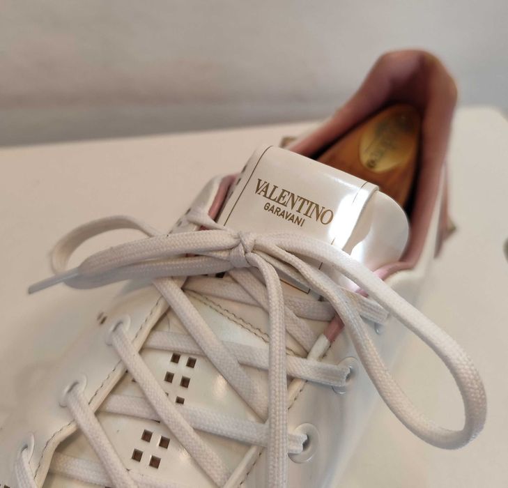 Pantofi sport casual de lux 40 Valentino Garavani piele naturala superioara