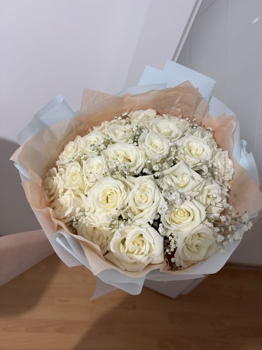 Свежий букет из роз