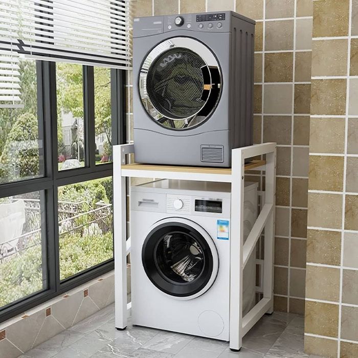 Рафт, стойка за пералня и сушилня, над пералнята, Товароносимост 350кг