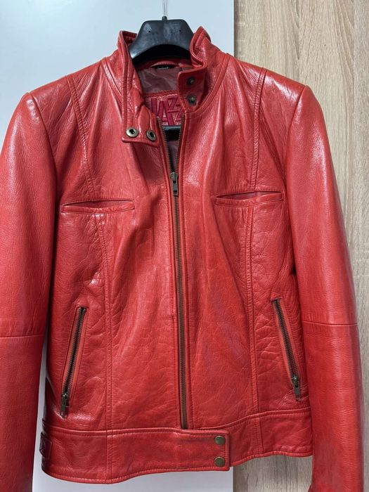 Дамско кожено яке естествена телешка кожа