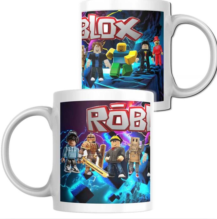 Чаша ROBLOX , геймърска чаша Роблокс , подарък чаша с цял печат лице и гръб