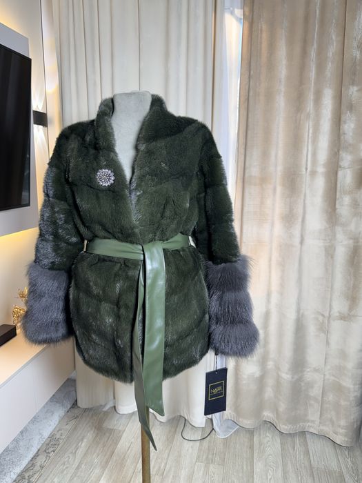 Норковая шуба с соболем  Греция
