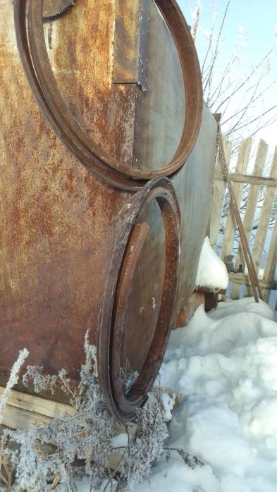 Диск камаз в сборе с кольцом и замком