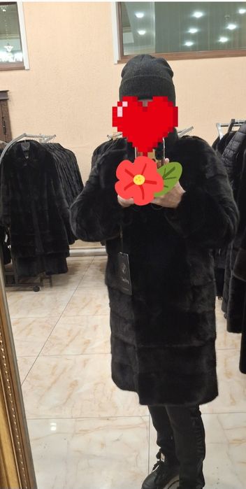 Шуба норка почти новый