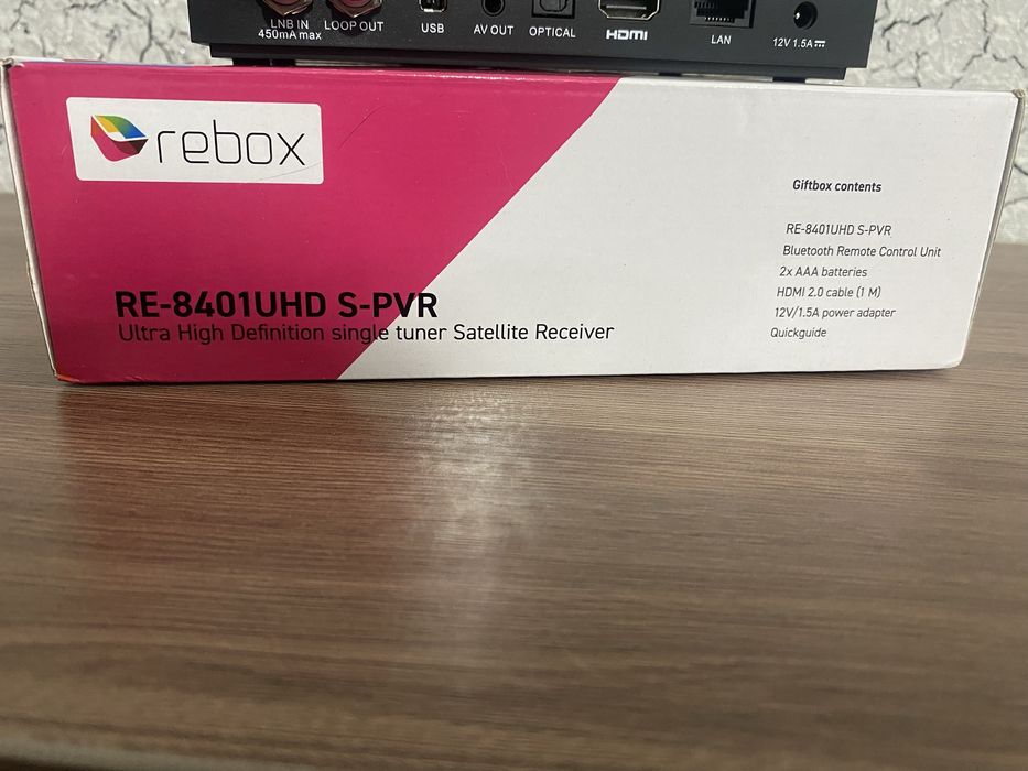 Спутниковый ресивер Rebox RE 8401 uhd