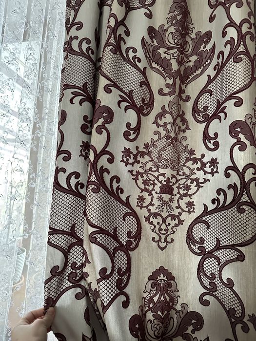 Шторы и тюль на 2 окна