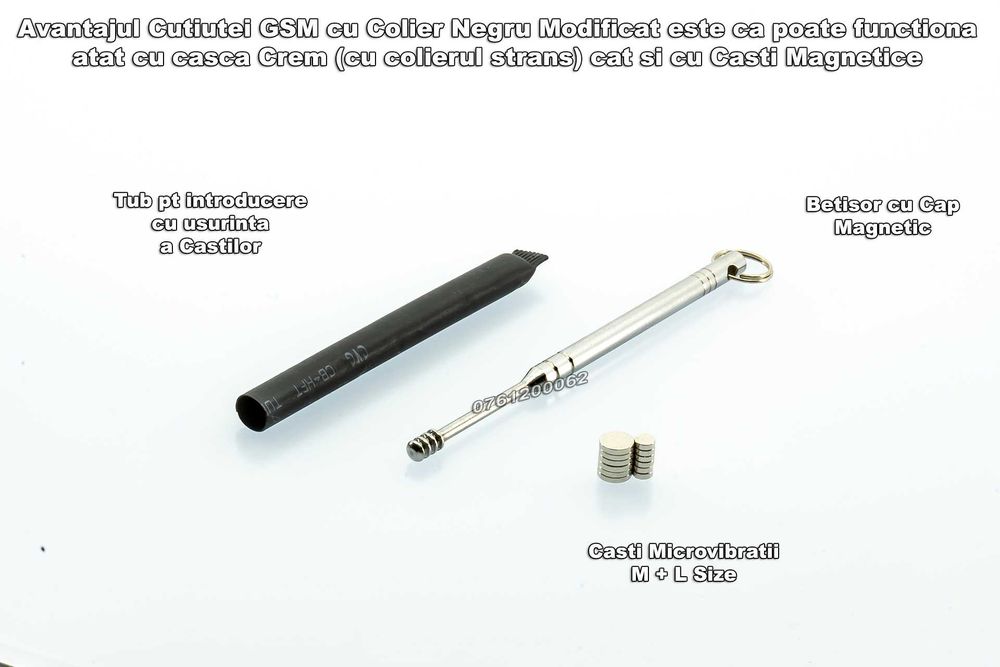 Cutiuta GSM cu NanoCasca - NU se aude in exterior! casti de copiat