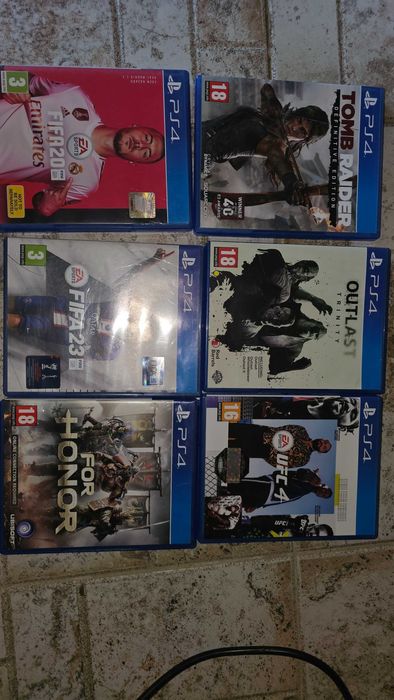 Playstation 4, Playstation 4, 2 нови джойстика, 6 игри, зарядна станция