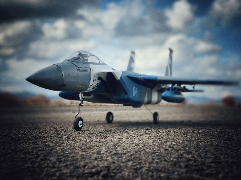 RC самолет + втори фюзелаж JET EDF 64 F15 eagle със стабилизация