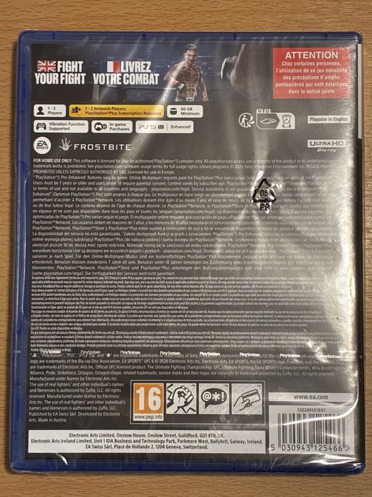 Vând noul UFC6 pentru ps5 + alte jocuri