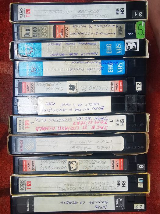 Filme dublate Filme Vhs Rambo 1 2 3 Terminator 2