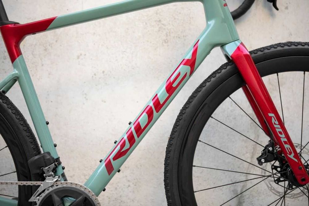 VAND Ridley Grifn GRX800 2x - Red metallic/Thyme green FULL CARBON