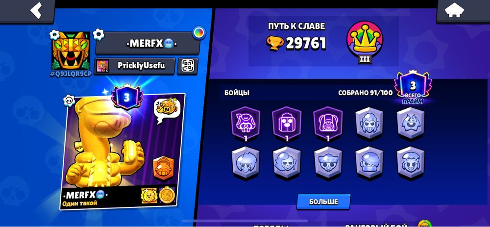 Акк Brawl stars почти фул